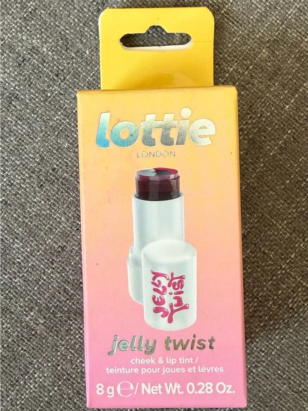 Lottie London Jelly Twist Cheek & Lip Tint Berry Burst 0.28 oz New in Box
